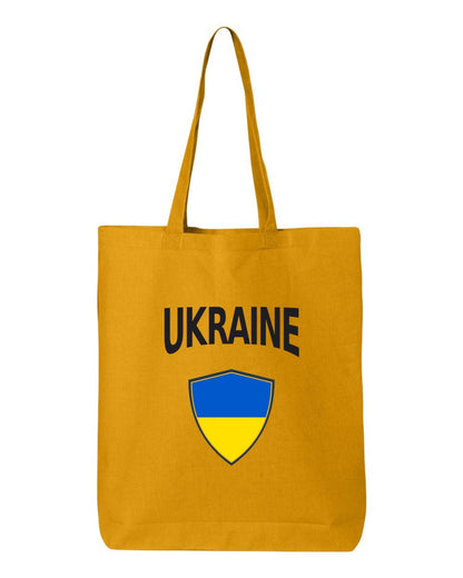 Ukraine Soccer Tote Bag — Arched National Crest | NYC Factory