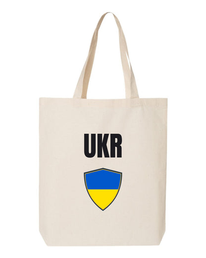 Ukraine Soccer Tote Bag — National Crest Badge | NYC Factory