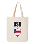 United States Soccer Tote Bag 2026 — National Crest Badge | NYC Factory