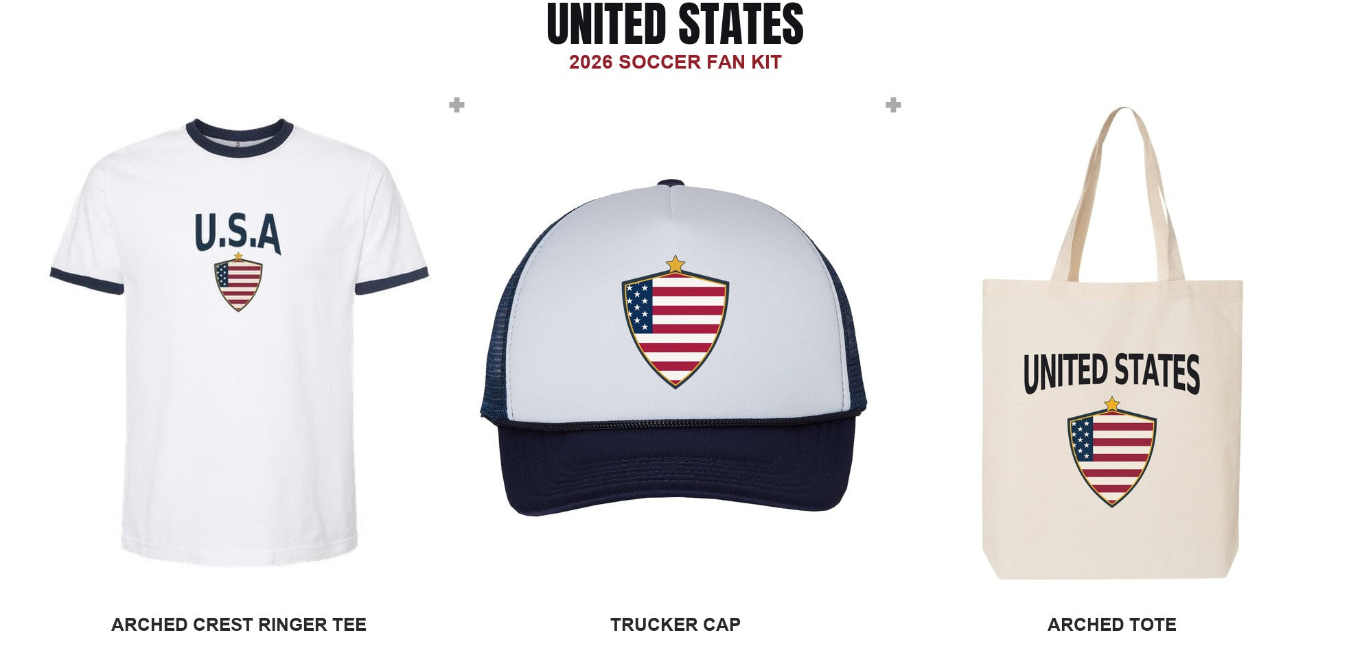 USA 2026 Soccer Fan Kit