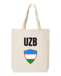 Uzbekistan Soccer Tote Bag 2026 — National Crest Badge | NYC Factory