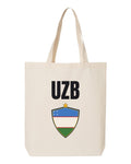 Uzbekistan Soccer Tote Bag 2026 — National Crest Badge | NYC Factory
