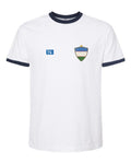 Uzbekistan Soccer Ringer Tee 2026 — Retro National Crest | NYC Factory