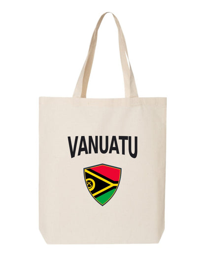 Vanuatu Soccer Tote Bag — Arched National Crest | NYC Factory