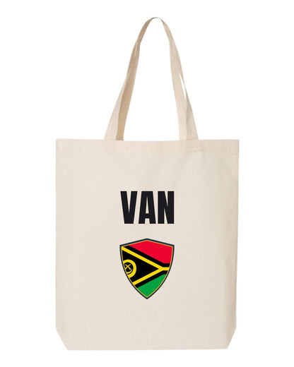 Vanuatu Soccer Tote Bag — National Crest Badge | NYC Factory