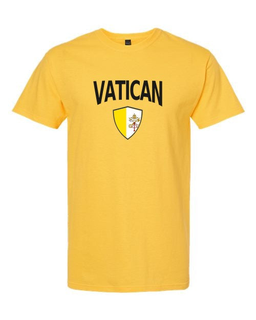 Vatican Arched Crest Soccer Tee — NYC Factory