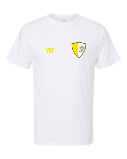 Vatican Soccer Tee — Retro National Crest | NYC Factory