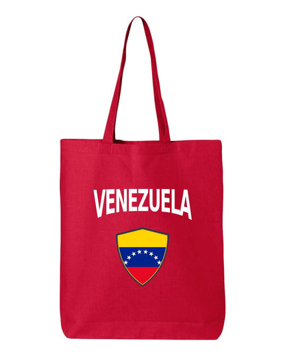 Venezuela Soccer Tote Bag — Arched National Crest | NYC Factory
