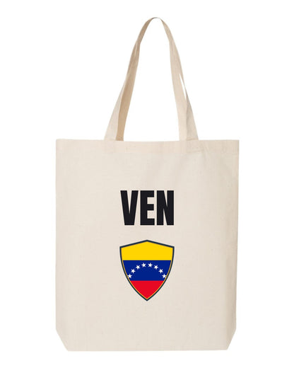 Venezuela Soccer Tote Bag — National Crest Badge | NYC Factory