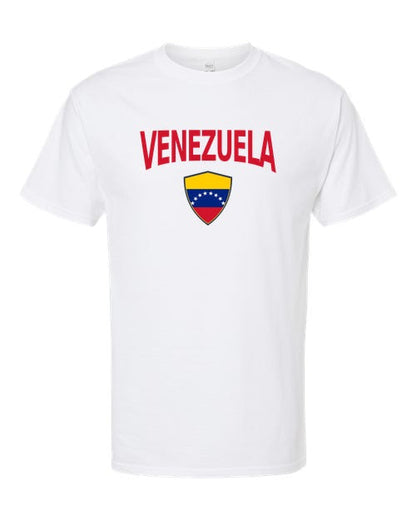 Venezuela Arched Crest Soccer Tee — NYC Factory