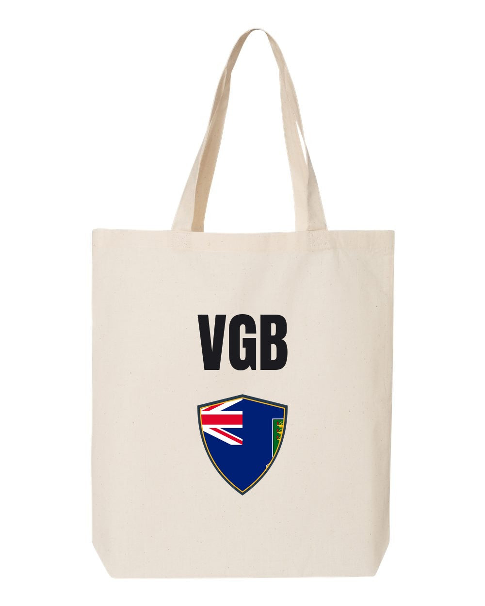 British Virgin Islands Soccer Tote Bag — National Crest Badge | NYC Factory