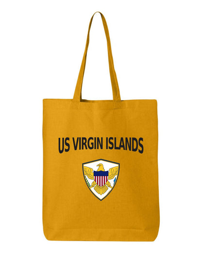 Us Virgin Islands Soccer Tote Bag — Arched National Crest | NYC Factory