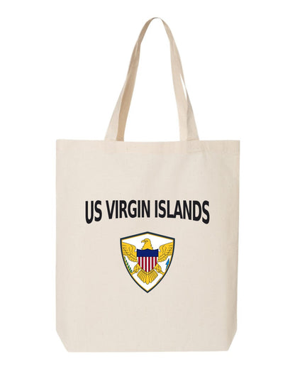 Us Virgin Islands Soccer Tote Bag — Arched National Crest | NYC Factory