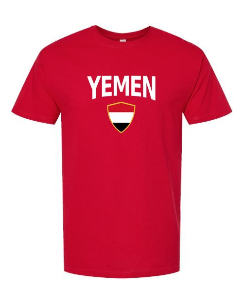 Yemen Arched Crest Soccer Tee — NYC Factory