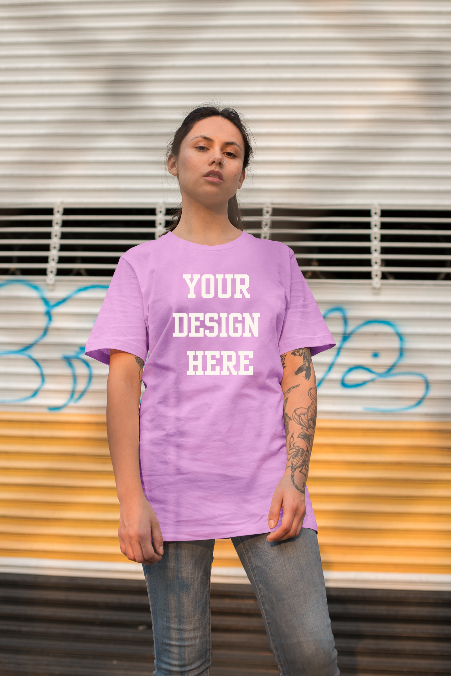 Your Design Here Custom T-Shirt Pink