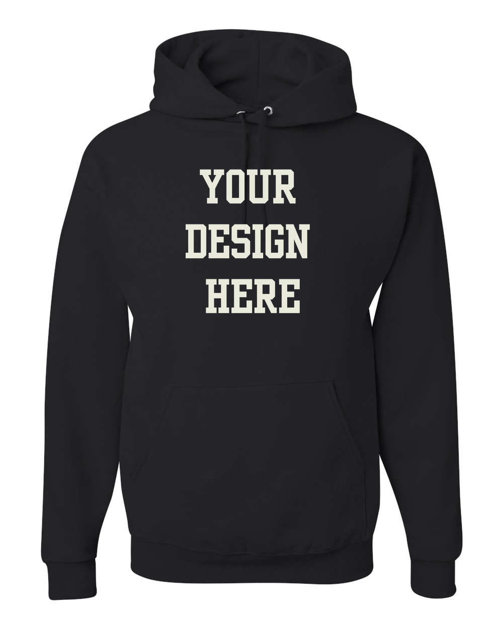 Your Design Here (White) Custom Hoodie