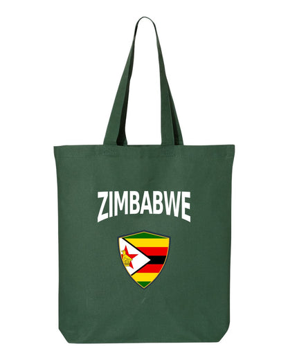 Zimbabwe Soccer Tote Bag — Arched National Crest | NYC Factory