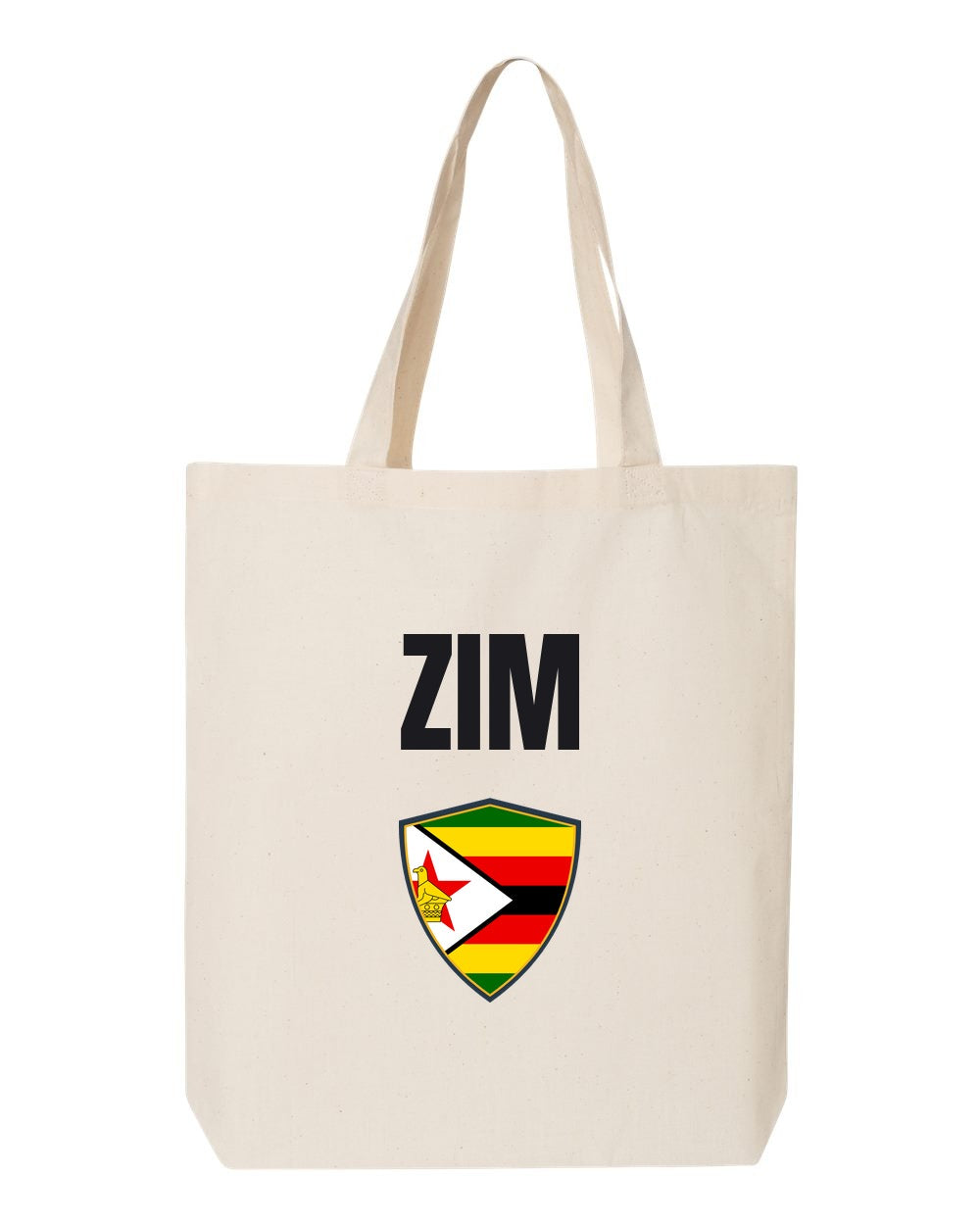 Zimbabwe Soccer Tote Bag — National Crest Badge | NYC Factory