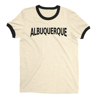 Albuquerque Ringer Tee — Natural