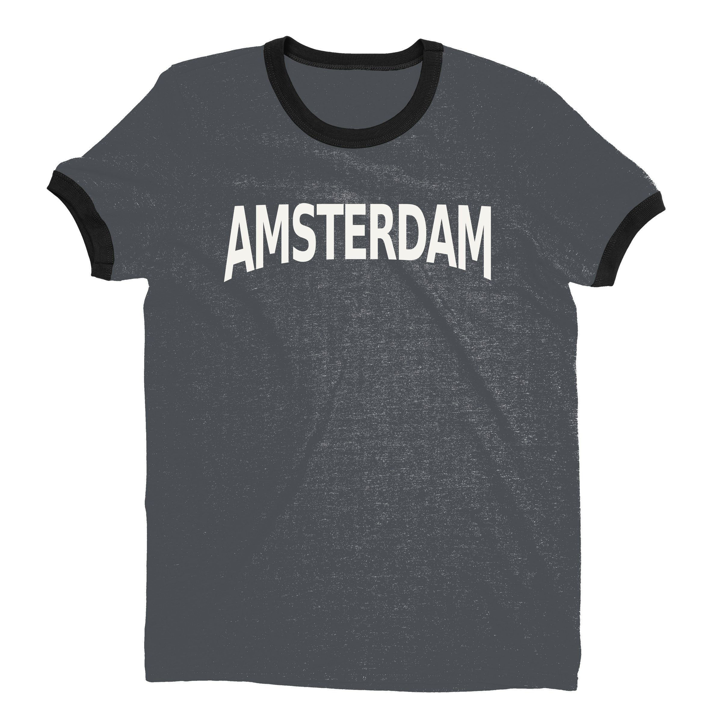 Amsterdam Ringer Tee — Dark Heather