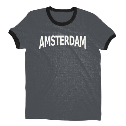 Amsterdam Ringer Tee — Dark Heather