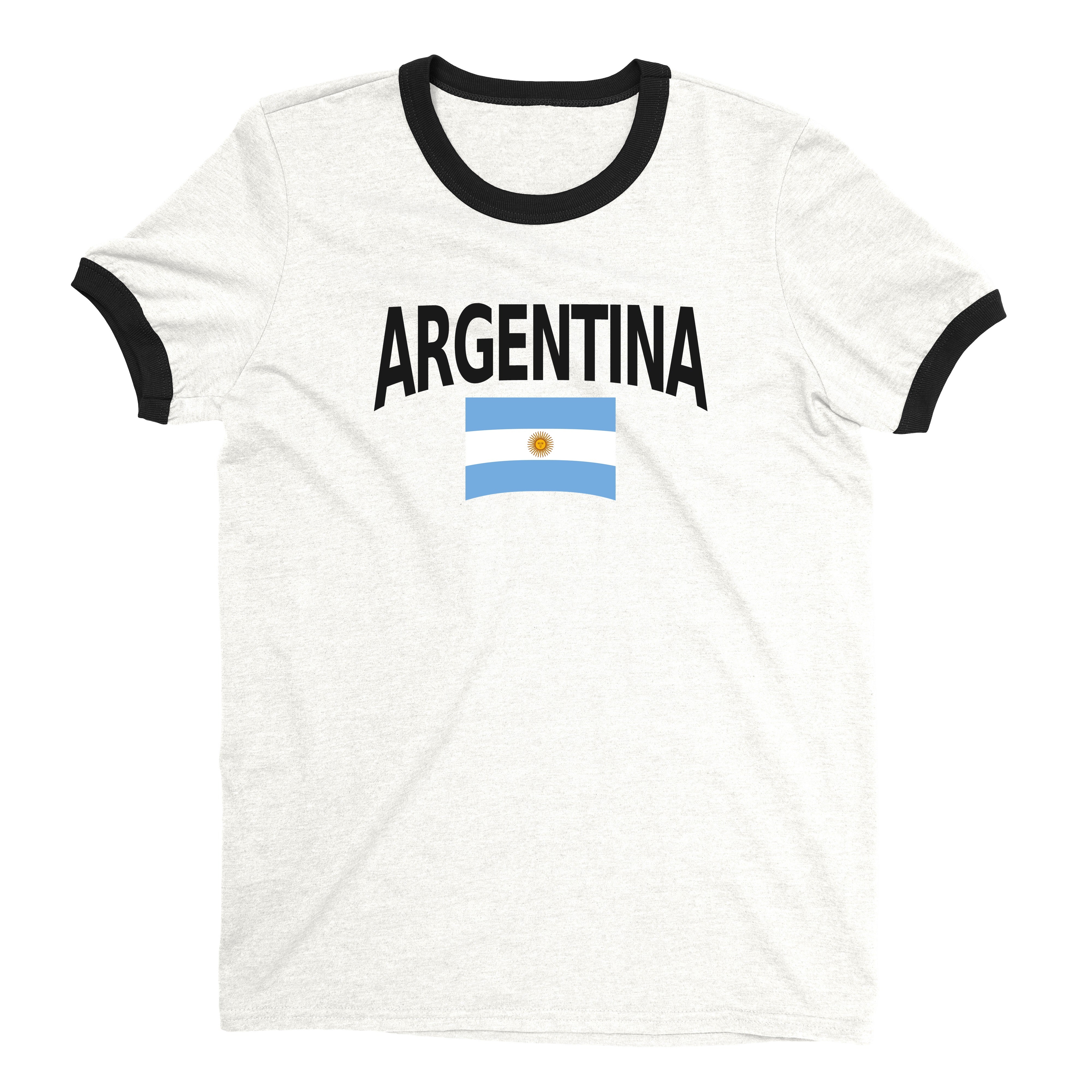 Argentina World Cup Ringer Tee Unisex T-Shirt -- NYC Factory