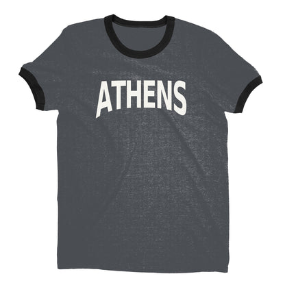 Athens Ringer Tee — Dark Heather