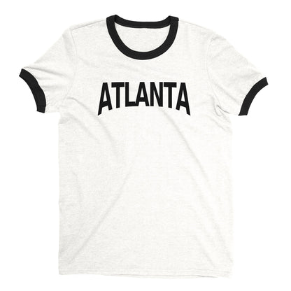 Atlanta Ringer Tee — White