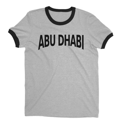 Abu Dhabi Ringer Tee — Heather Gray