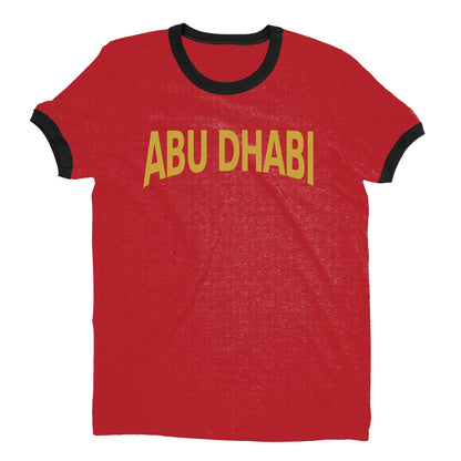 Abu Dhabi Ringer Tee — Red