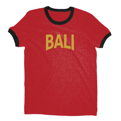 Bali Ringer Tee — Red
