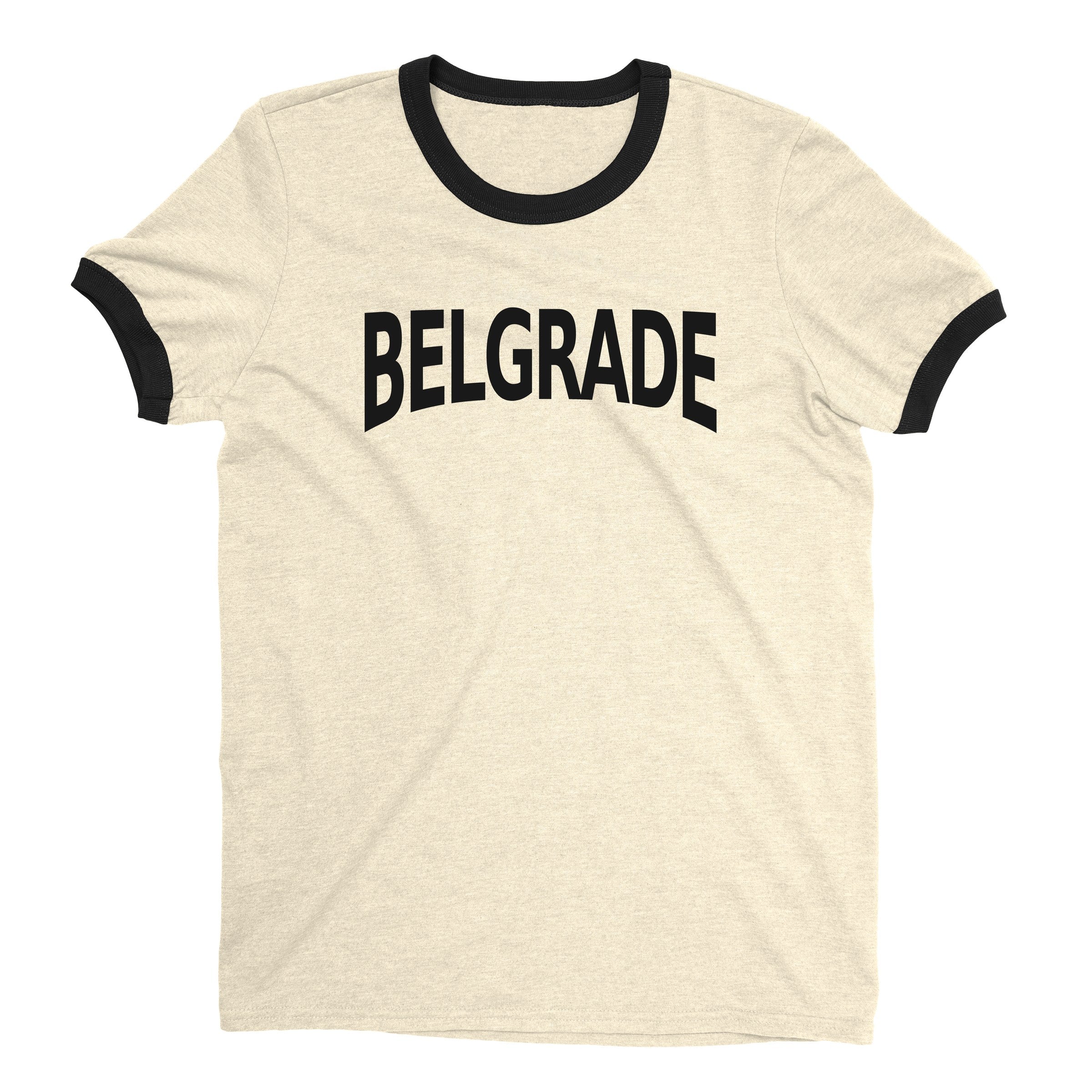 Belgrade Ringer Tee — Natural