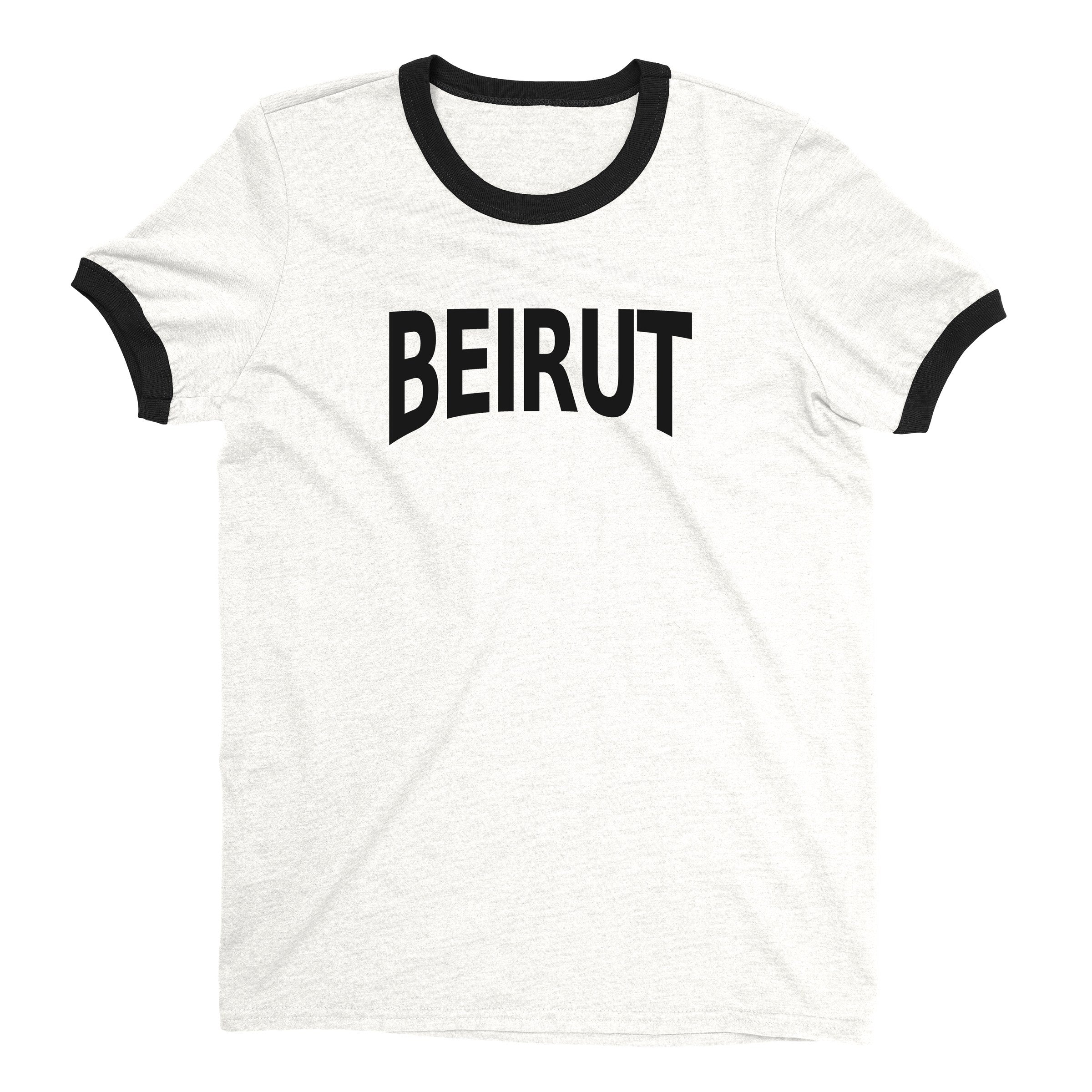 Beirut Ringer Tee — White
