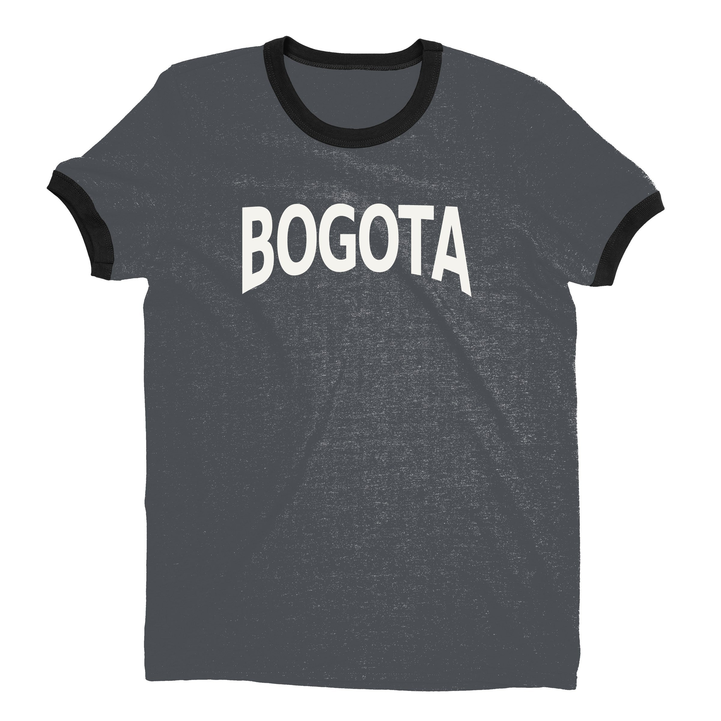 Bogotá Ringer Tee — Dark Heather