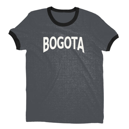 Bogotá Ringer Tee — Dark Heather