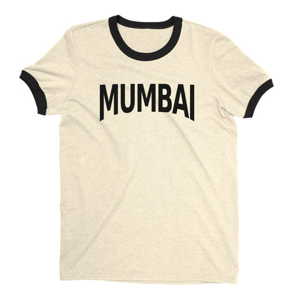 Mumbai Ringer Tee — Natural