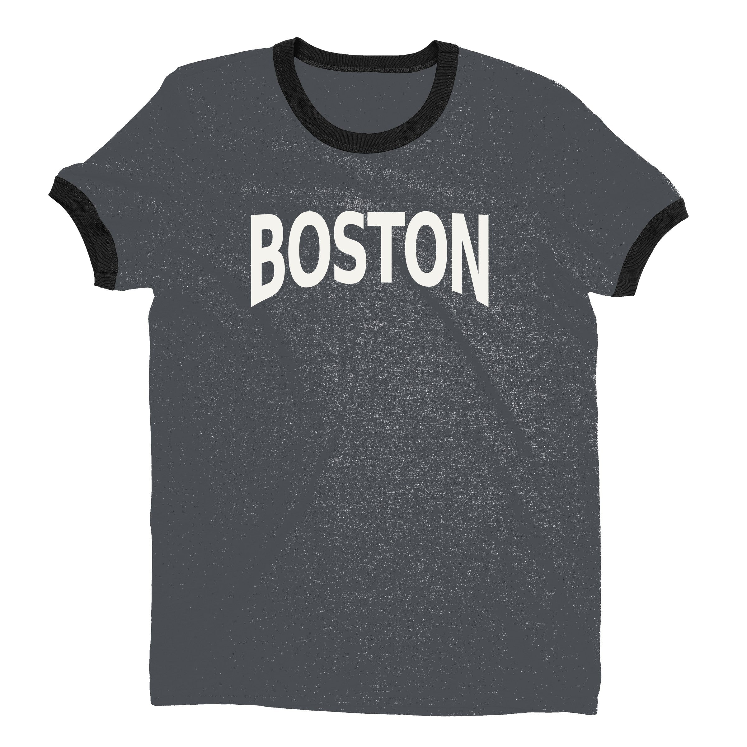 Boston Ringer Tee — Dark Heather