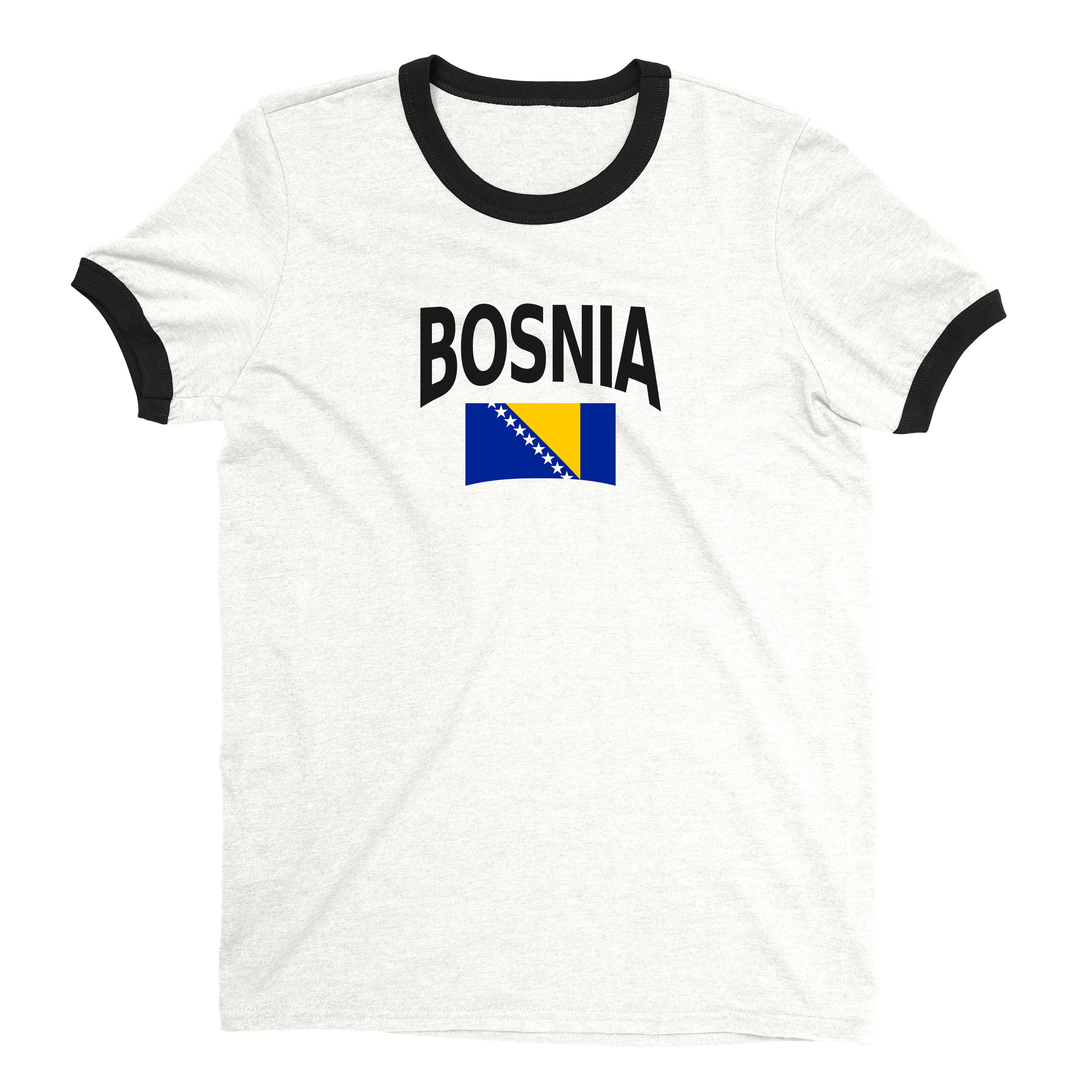 Bosnia and Herzegovina World Cup Ringer Tee Unisex T-Shirt -- NYC Factory