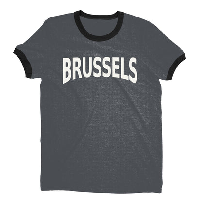 Brussels Ringer Tee — Dark Heather