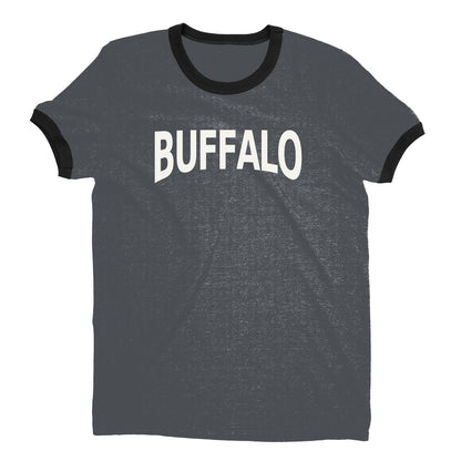 Buffalo Ringer Tee — Dark Heather