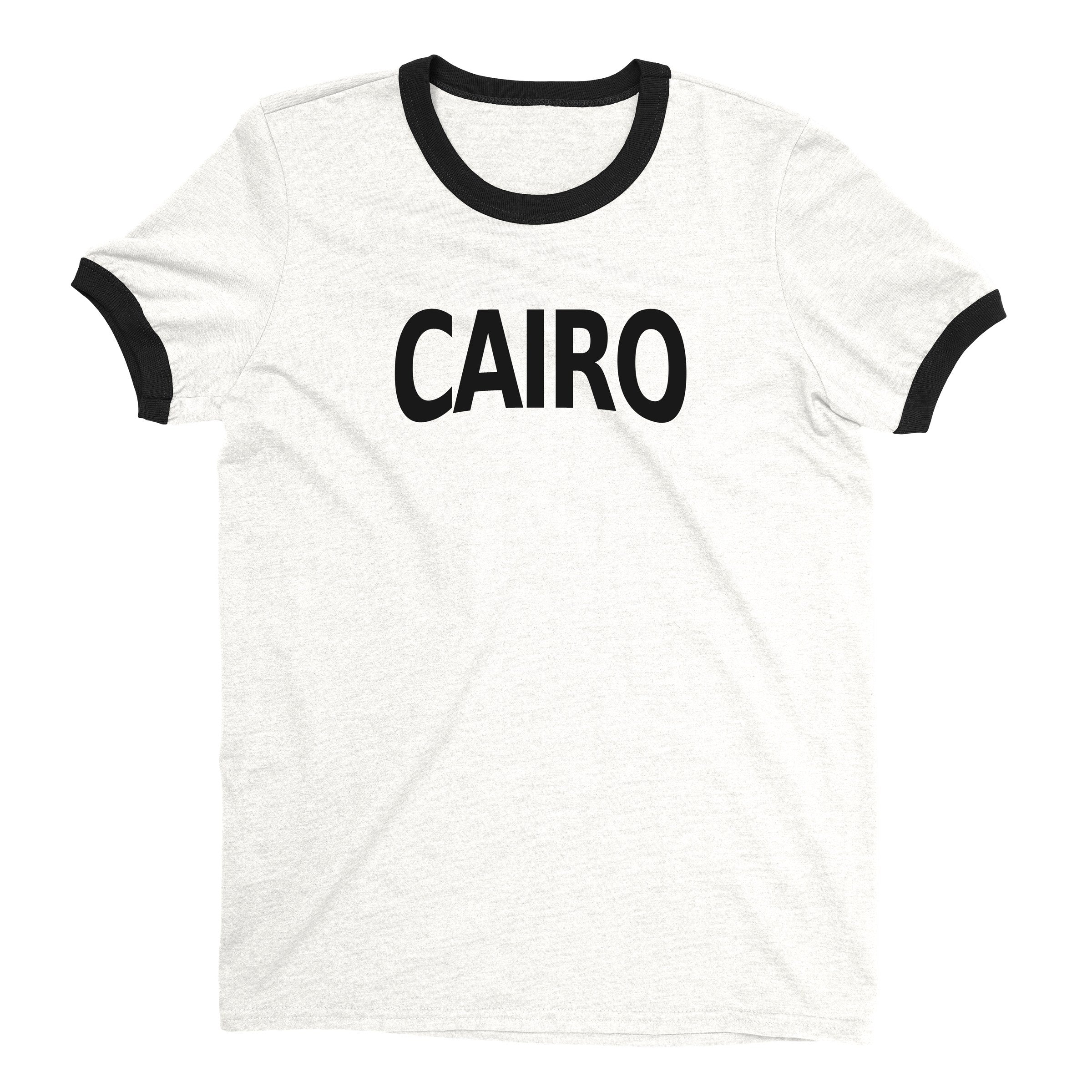 Cairo Ringer Tee — White