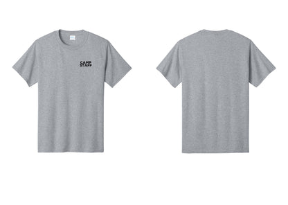 NYC Factory Unisex Camp Staff Charcoal T-Shirt - Chest Only - Athletic Heather
