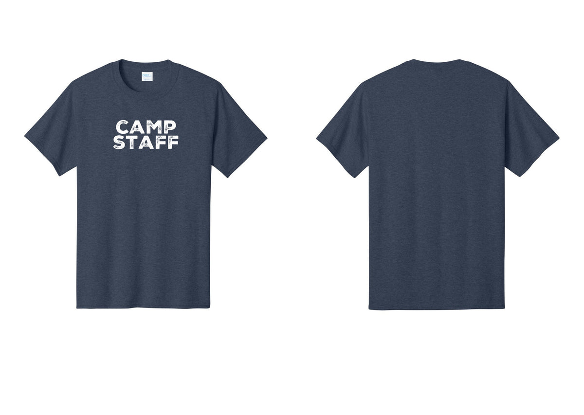 NYC Factory Camp Staff T-Shirt - Front Only - Heather Navy