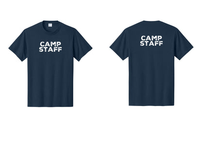 NYC Factory Camp Staff T-Shirt - Front + Back - Navy