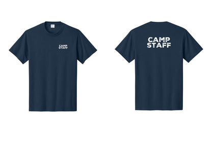 NYC Factory Camp Staff T-Shirt - Chest + Back - Navy