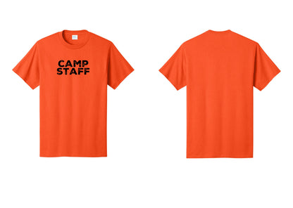 NYC Factory Camp Staff T-Shirt - Front Only - Orange
