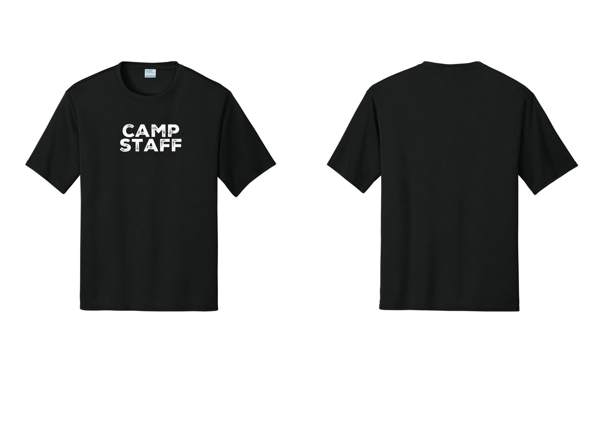 NYC Factory Camp Staff Performance T-Shirt (Rustic) - Front Only - Black