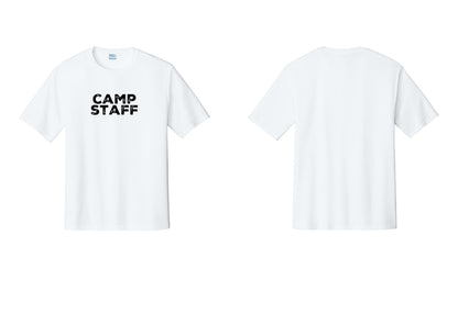 NYC Factory Camp Staff Performance T-Shirt (Rustic) - Front Only - White