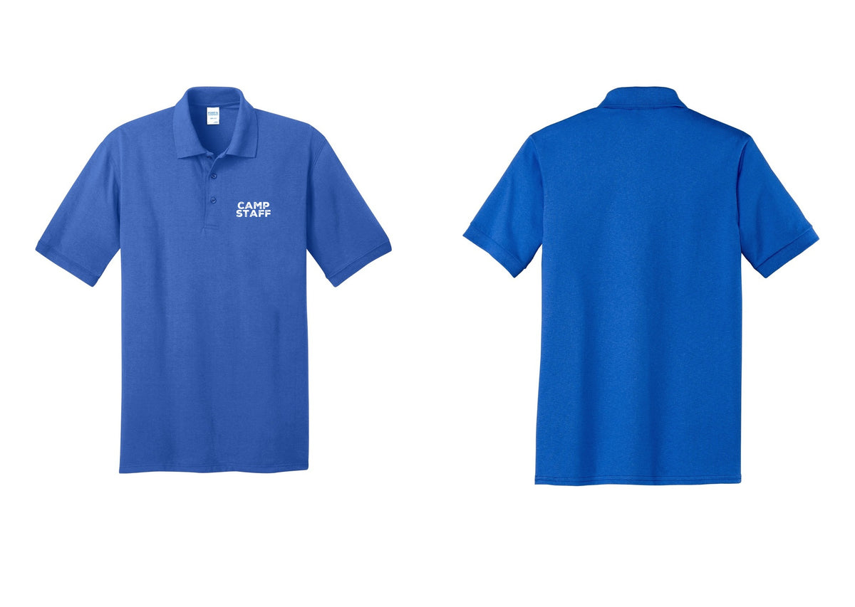 NYC Factory Camp Staff Polo Shirt (Rustic) - Chest Only - Royal