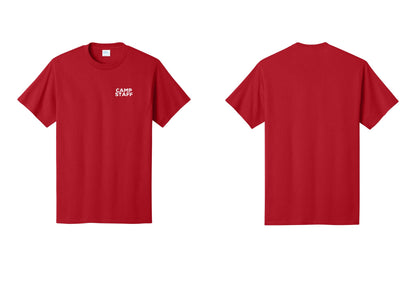 NYC Factory Camp Staff T-Shirt - Chest Only - Red